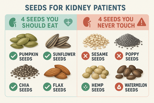 Kidney Patients: 4 Seeds You Should Eat and 4 You Should Never Touch - HealU