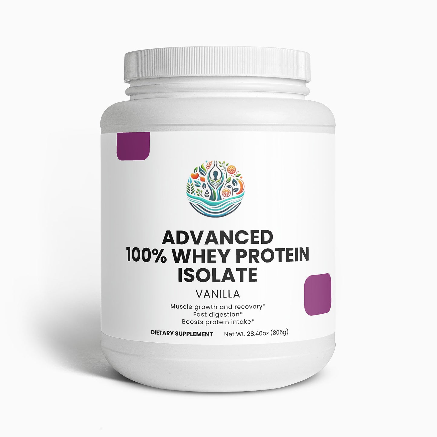 HealU Whey Protein Isolate | Vanilla Flavor Recovery