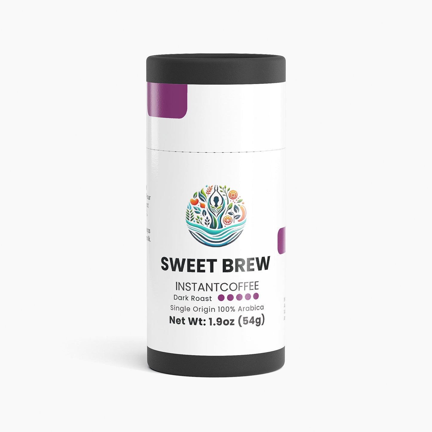 HealU Sweet Brew Instant Coffee (Dark Roast)