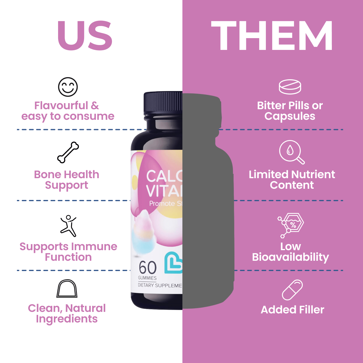 Calcium + Vitamin D - HealU