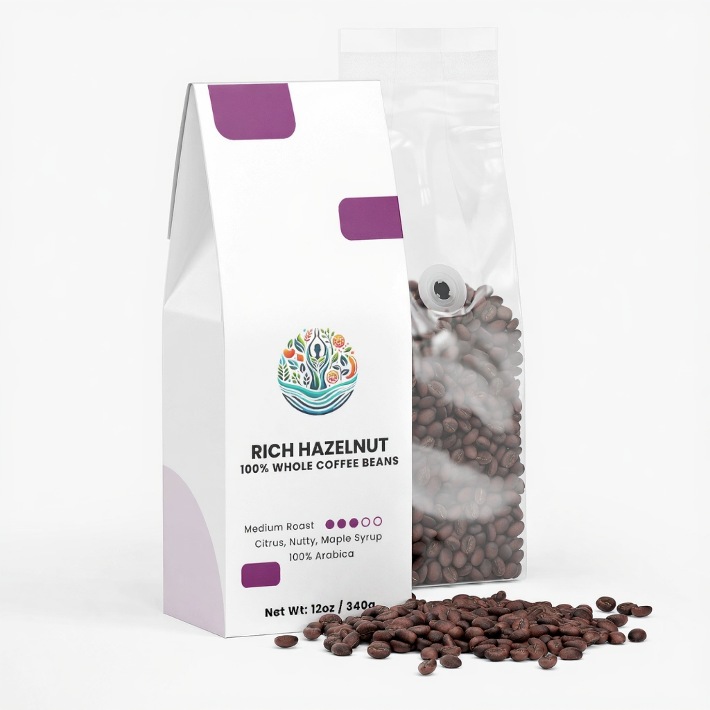 HealU Rich Hazelnut Coffee (Medium Roast)