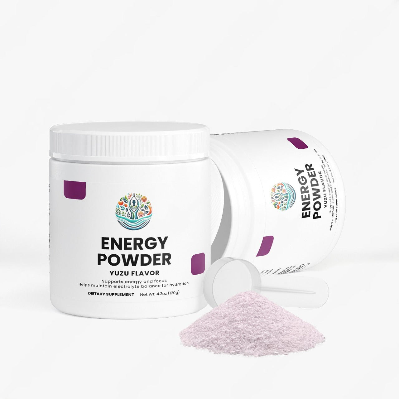 HealU Energy Powder | Yuzu Flavor Sugar-Free Boost