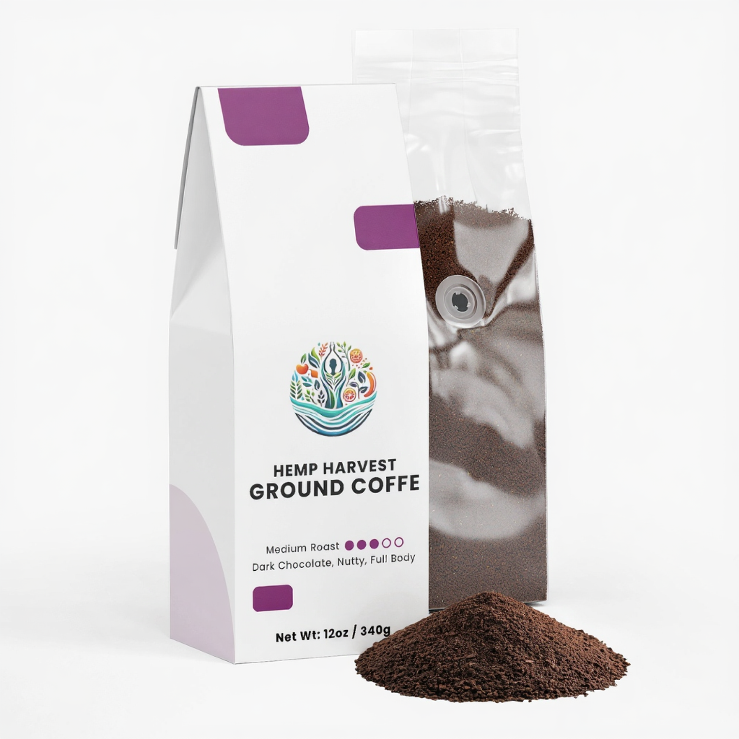 HealU Hemp Harvest Coffee (Medium Roast)