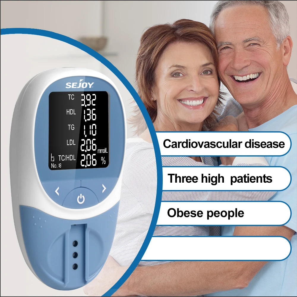 Lipid Profile Analyzer β 5-in-1 Cholesterol & Triglyceride Tester - HealU
