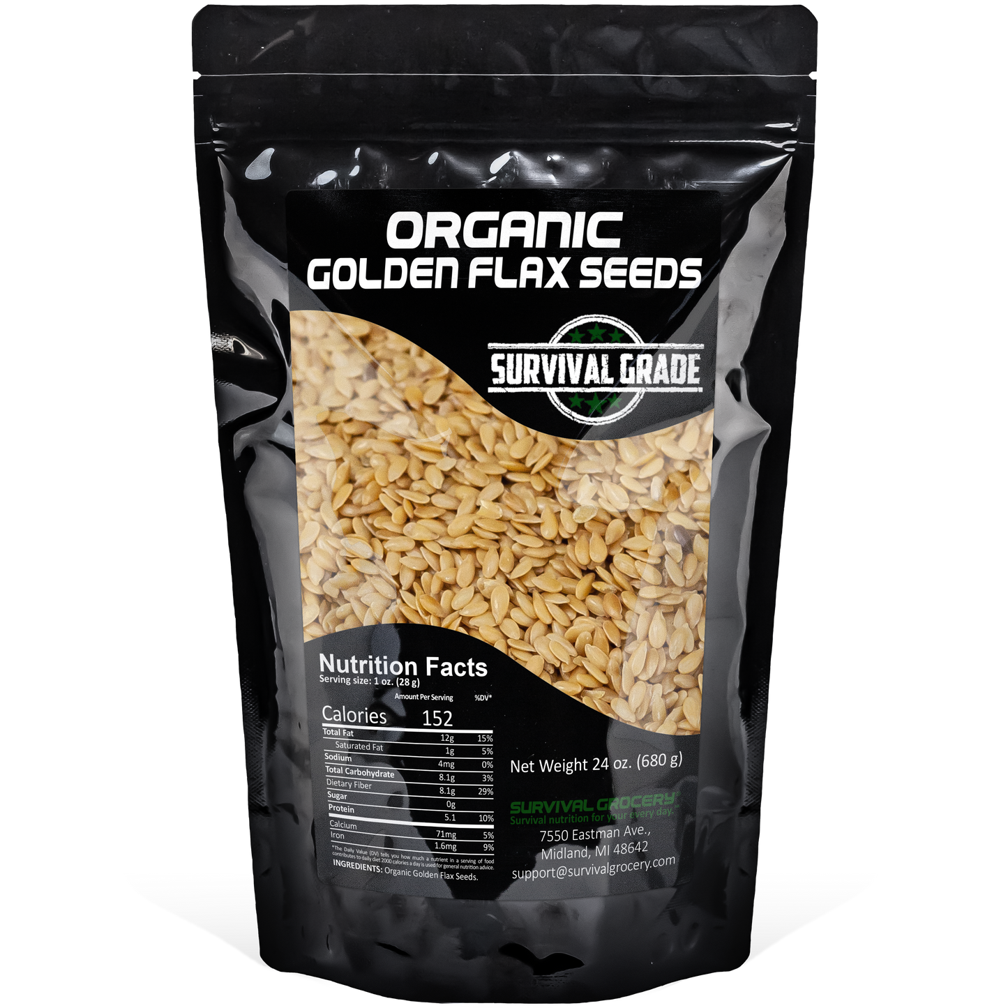Organic Golden Flax Seeds - HealU
