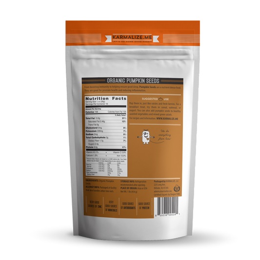 Raw Organic Pumpkin Seeds (Pepitas) - HealU