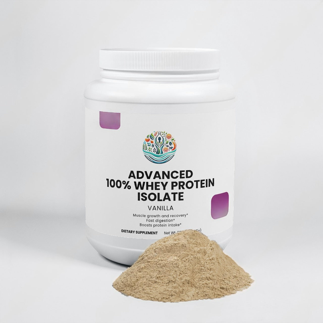 HealU Whey Protein Isolate | Vanilla Flavor Recovery