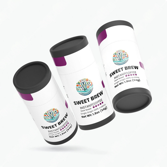 HealU Sweet Brew Instant Coffee (Dark Roast)