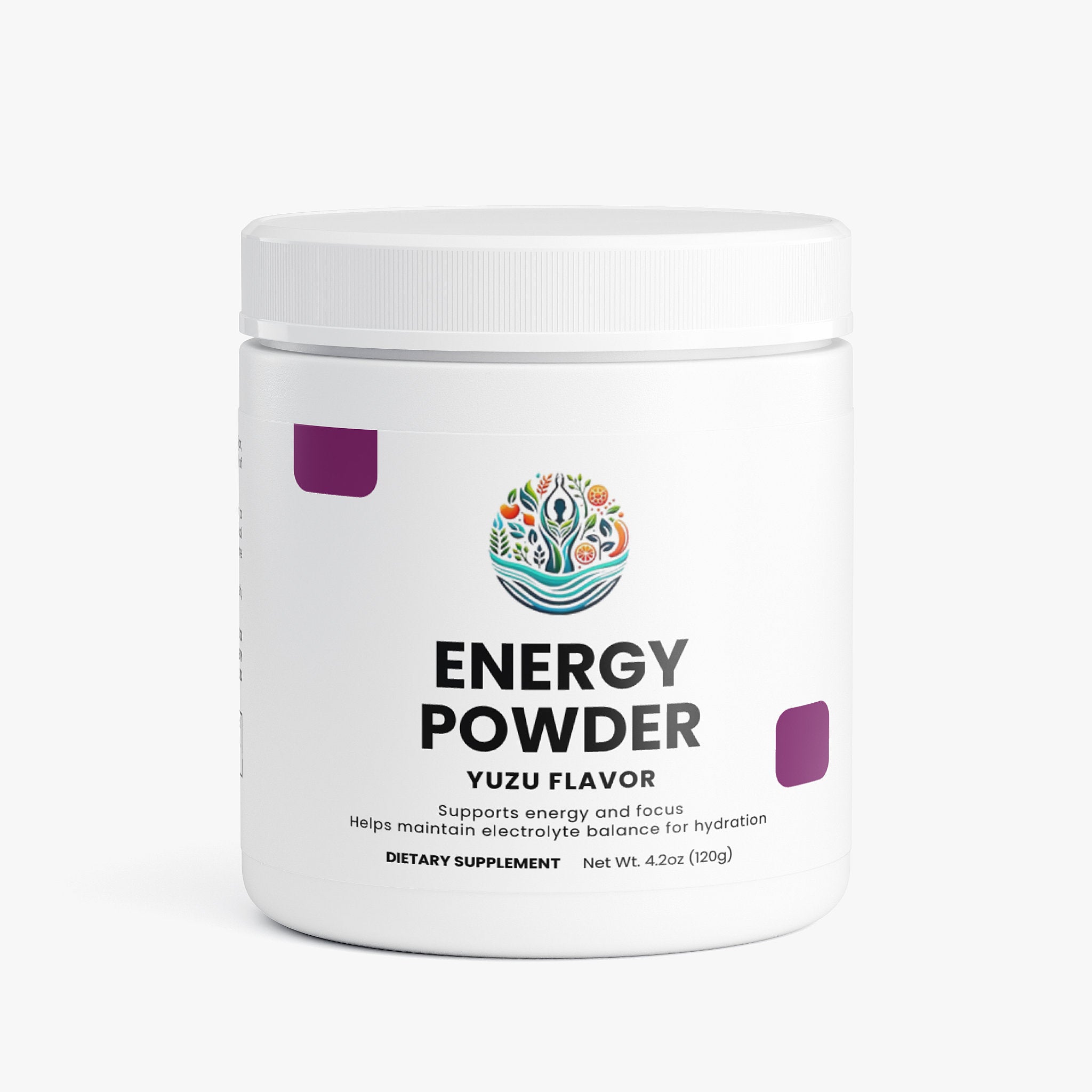 HealU Energy Powder | Yuzu Flavor Sugar-Free Boost