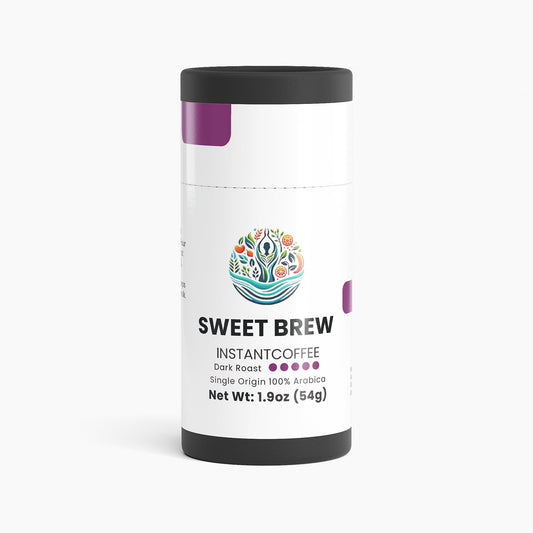 HealU Sweet Brew Instant Coffee (Dark Roast)