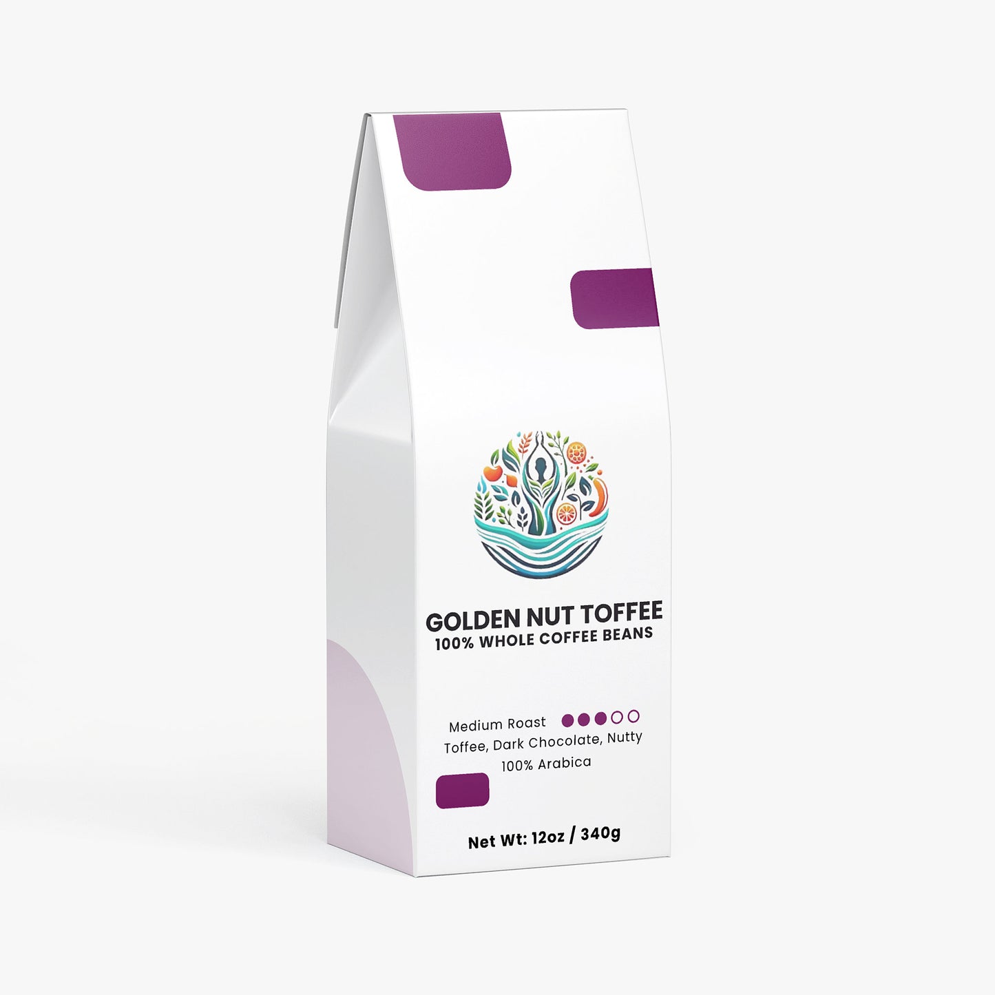 HealU Golden Nut Toffee Coffee (Medium Roast)